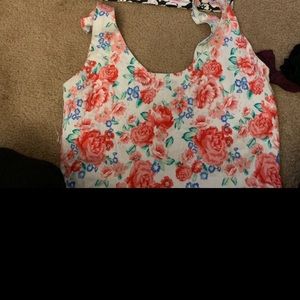Floral crop tops